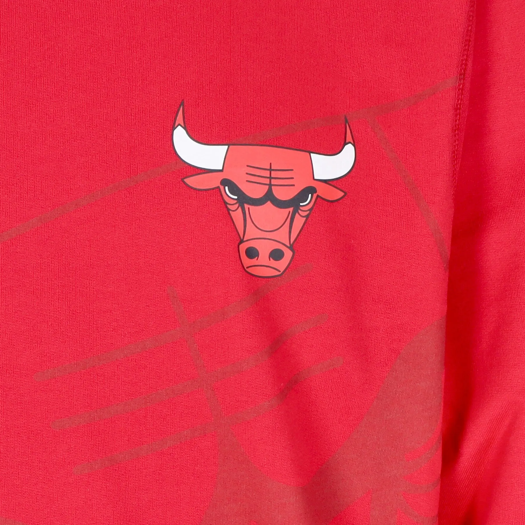 Felpa Leggera Girocollo Uomo Nba Washed Pack Graphic Crewneck Chibul Front Door Red