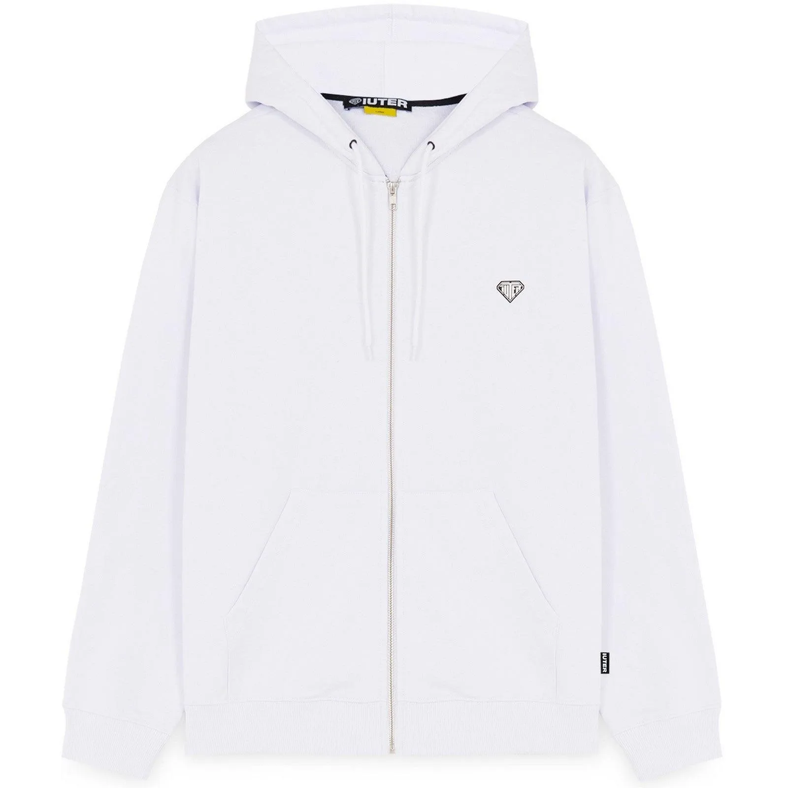 Felpe con cappuccio Uomo Iuter - Heart Logo Zip Hoodie - Bianco