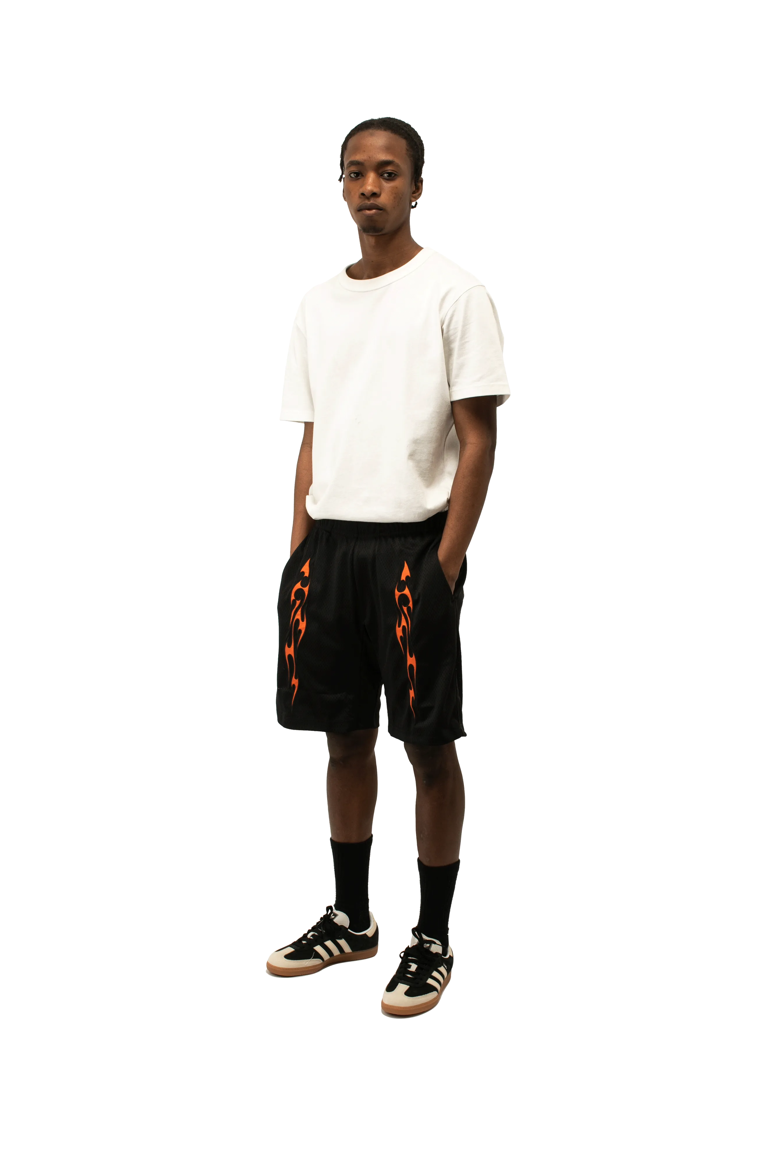 Flame Mesh Shorts