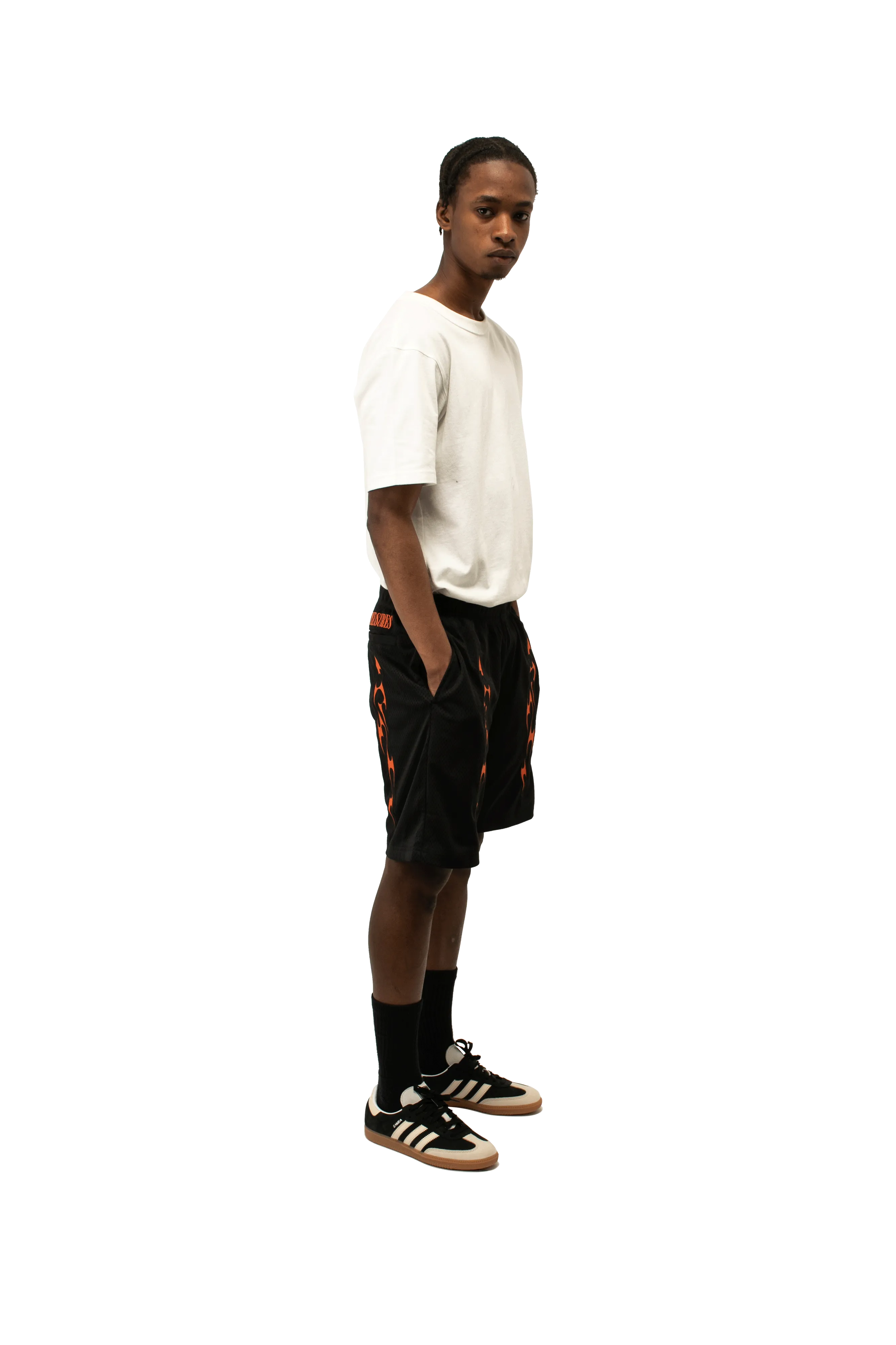 Flame Mesh Shorts