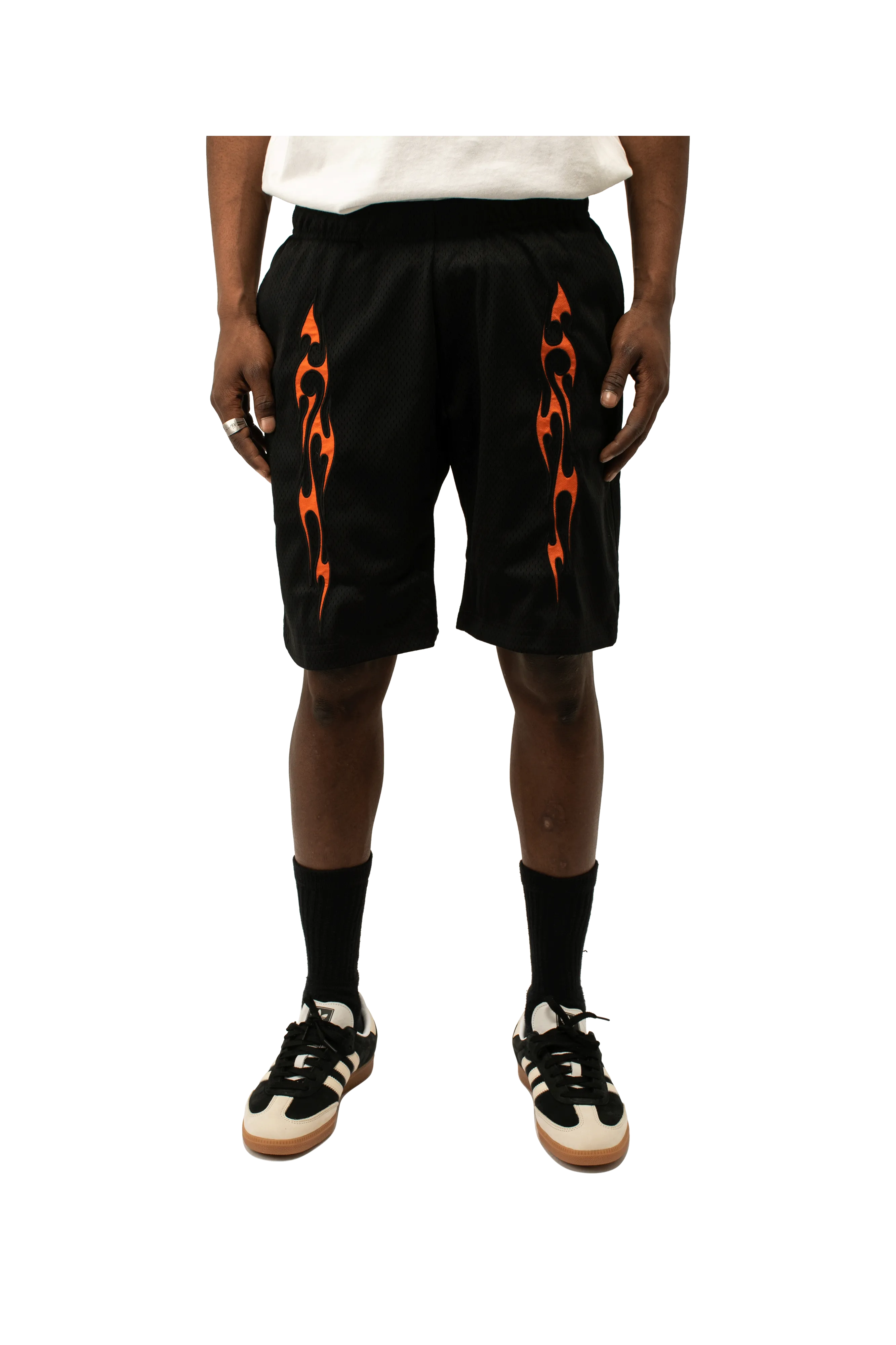 Flame Mesh Shorts