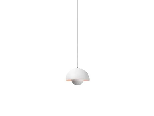 Flowerpot VP1 Lampada a Sospensione Bianco Opaco - &Tradition | Acquista online