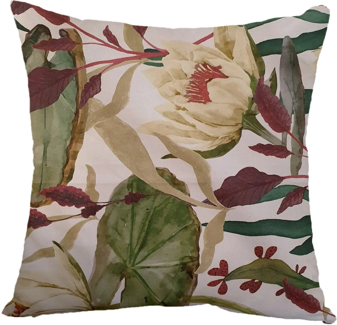 Fodera per cuscino a fantasia beige 50x50 cm