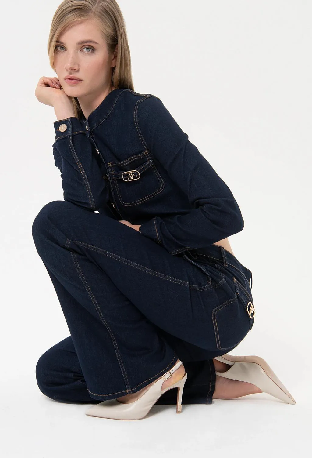 fracomina  jeans a zampa