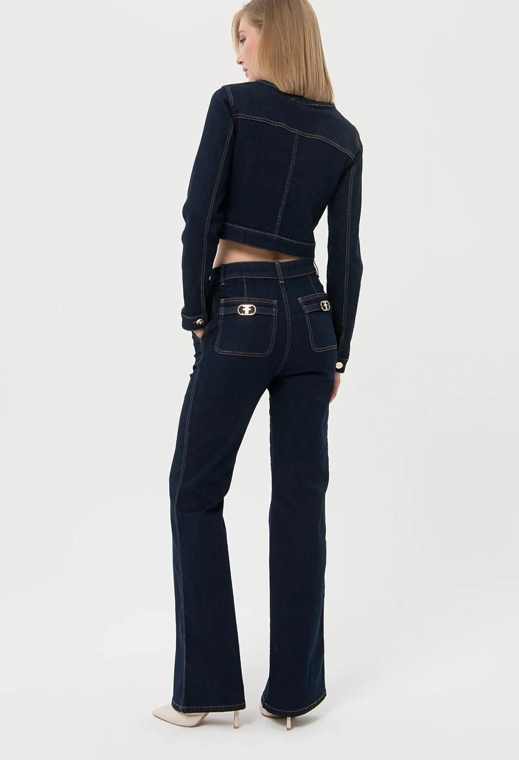 fracomina  jeans a zampa