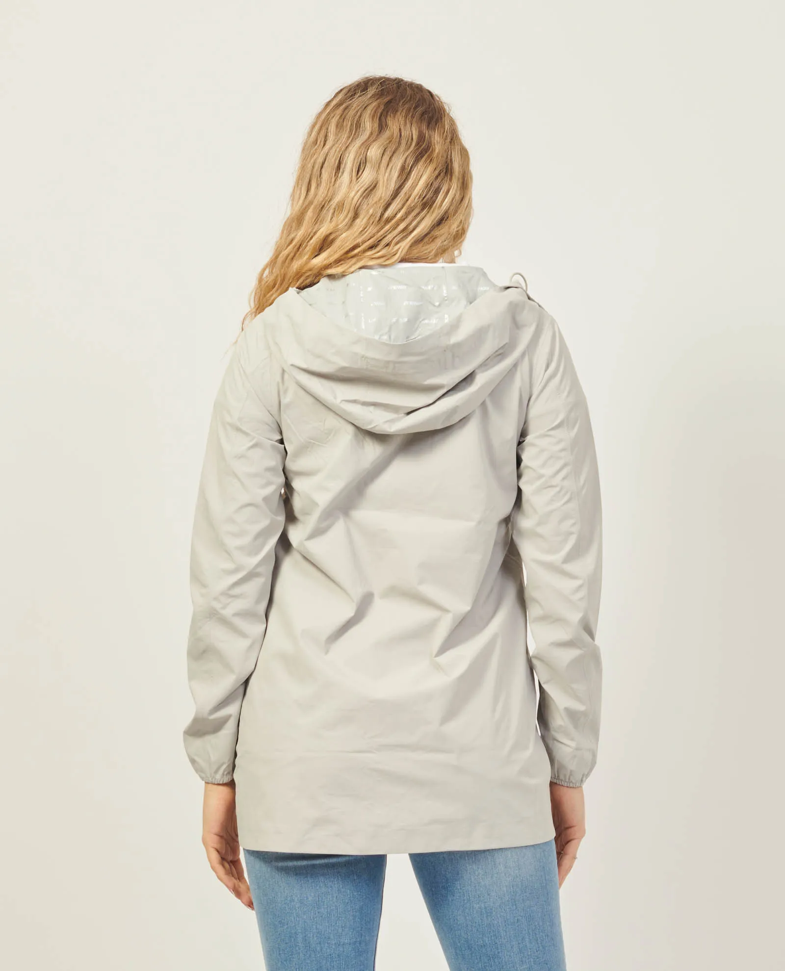 Giacca donna K-way Sophie lunghezza 3/4 con cappuccio