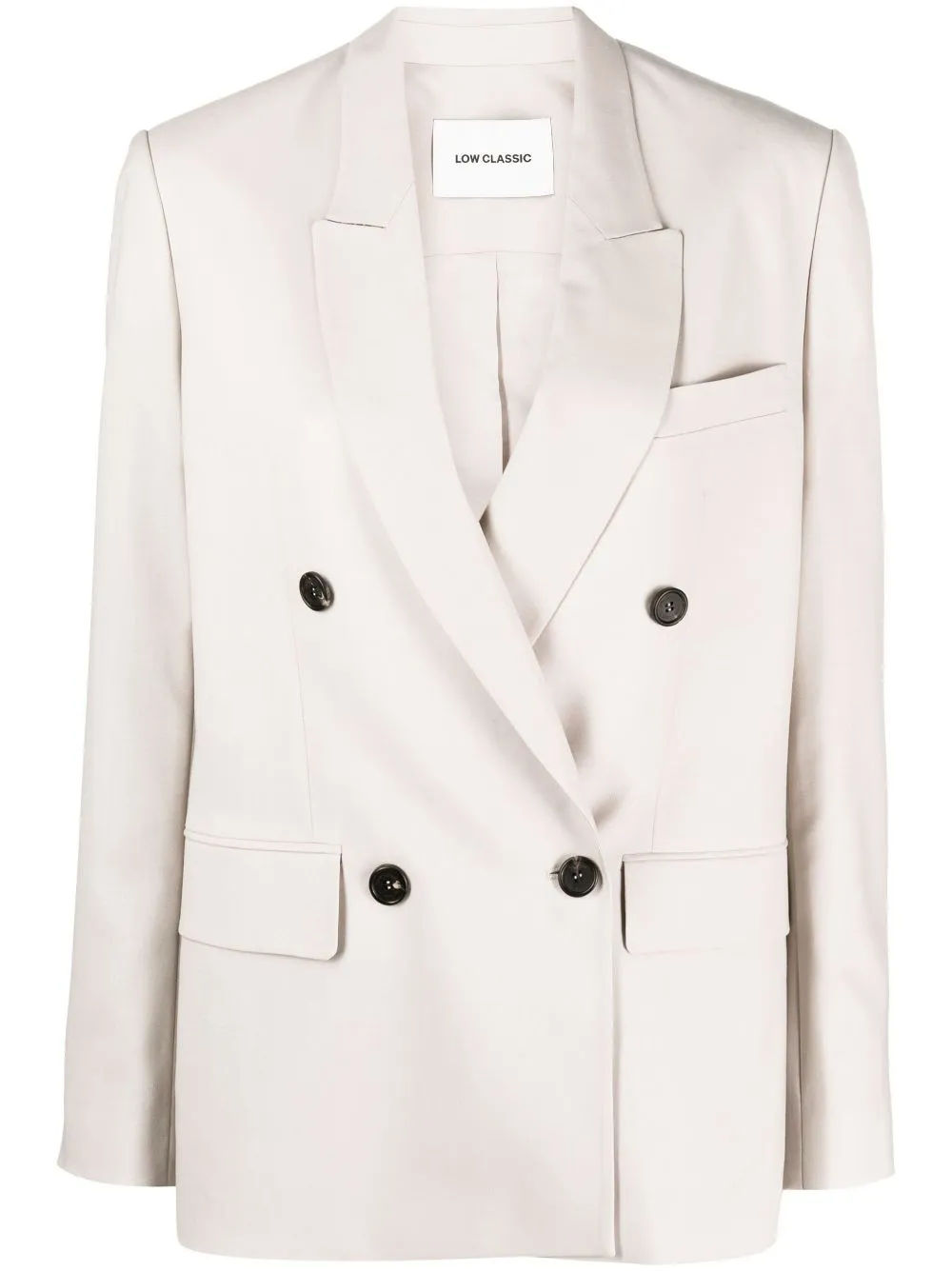 Giacca doppiopeto in beige - donna