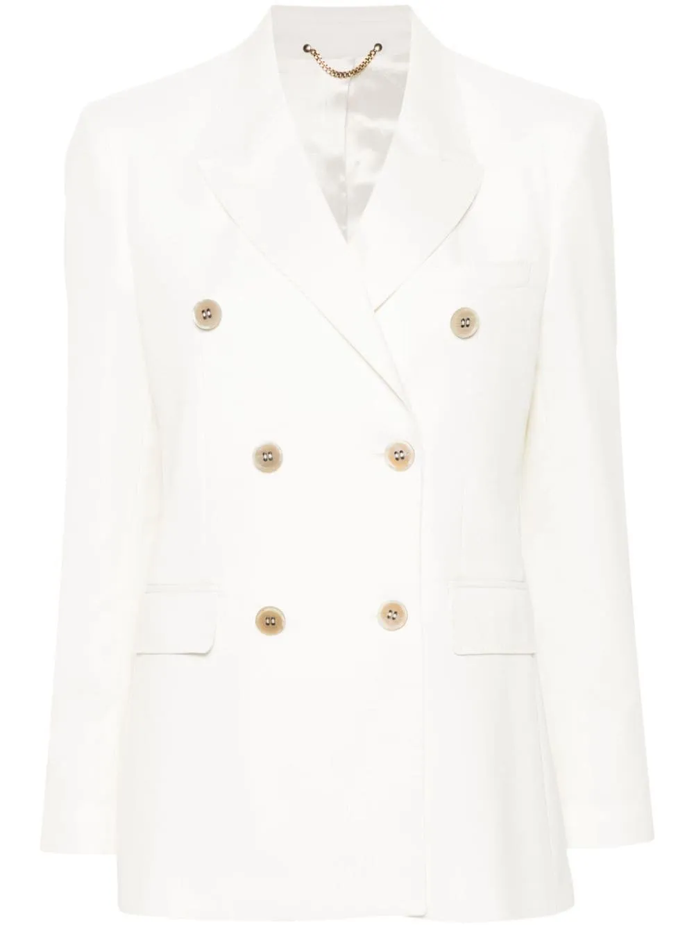Giacca doppiopetto in bianco - donna
