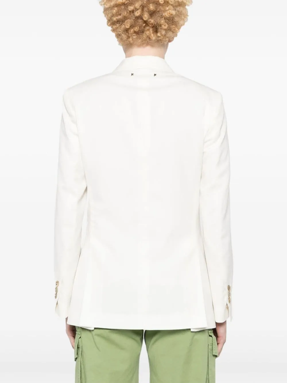 Giacca doppiopetto in bianco - donna