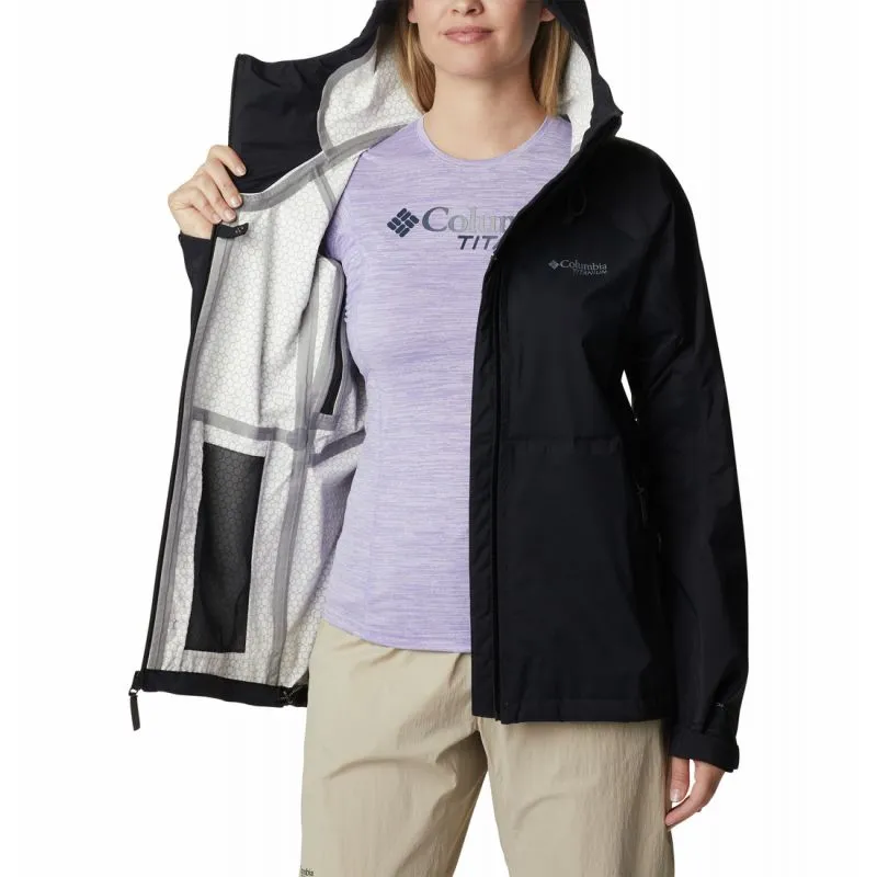 Giacca impermeabile Columbia Mazama Trail™ Shell (Nero) donna