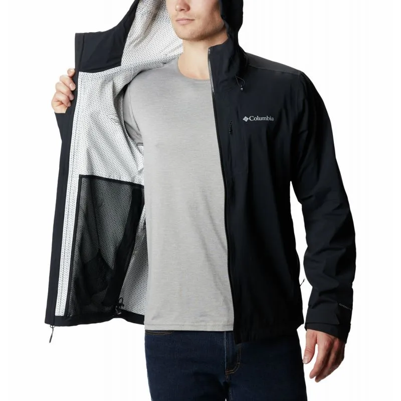 Giacca impermeabile Columbia Omni-tech Ampli-dry Sh (Nero) Uomo