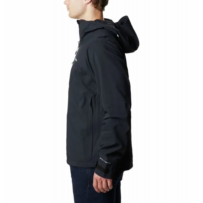 Giacca impermeabile Columbia Omni-tech Ampli-dry Sh (Nero) Uomo