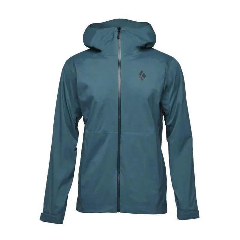 Giacca impermeabile da uomo Black Diamond Stormline Stretch Rain Shell (Creek Blue)