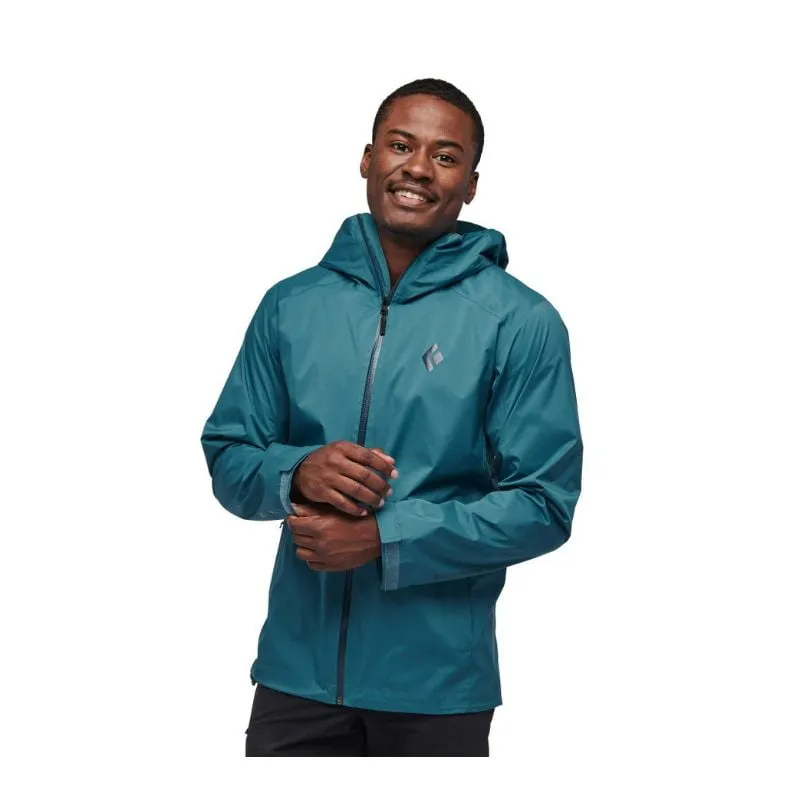 Giacca impermeabile da uomo Black Diamond Stormline Stretch Rain Shell (Creek Blue)