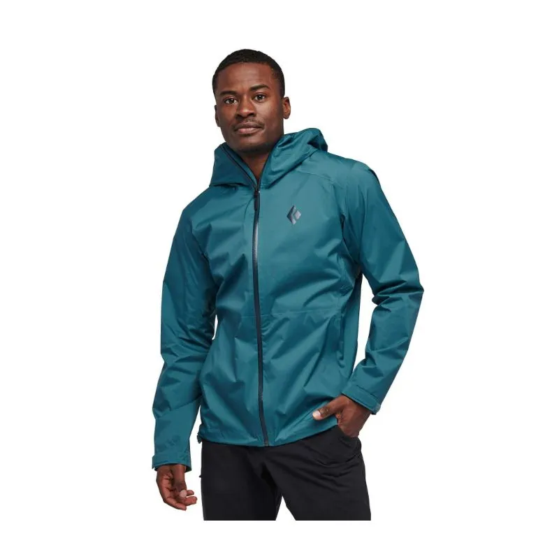 Giacca impermeabile da uomo Black Diamond Stormline Stretch Rain Shell (Creek Blue)