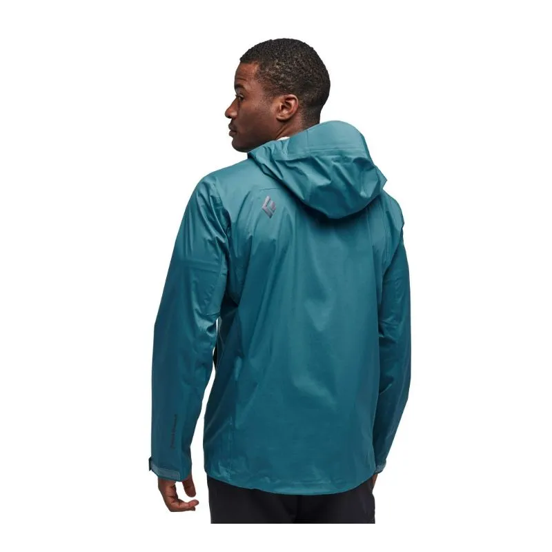 Giacca impermeabile da uomo Black Diamond Stormline Stretch Rain Shell (Creek Blue)