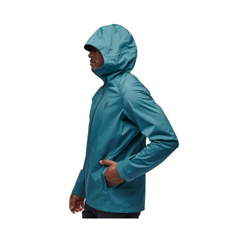 Giacca impermeabile da uomo Black Diamond Stormline Stretch Rain Shell (Creek Blue)