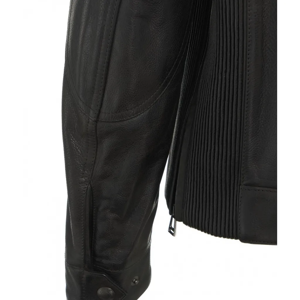 Giacca in pelle Gangster nero