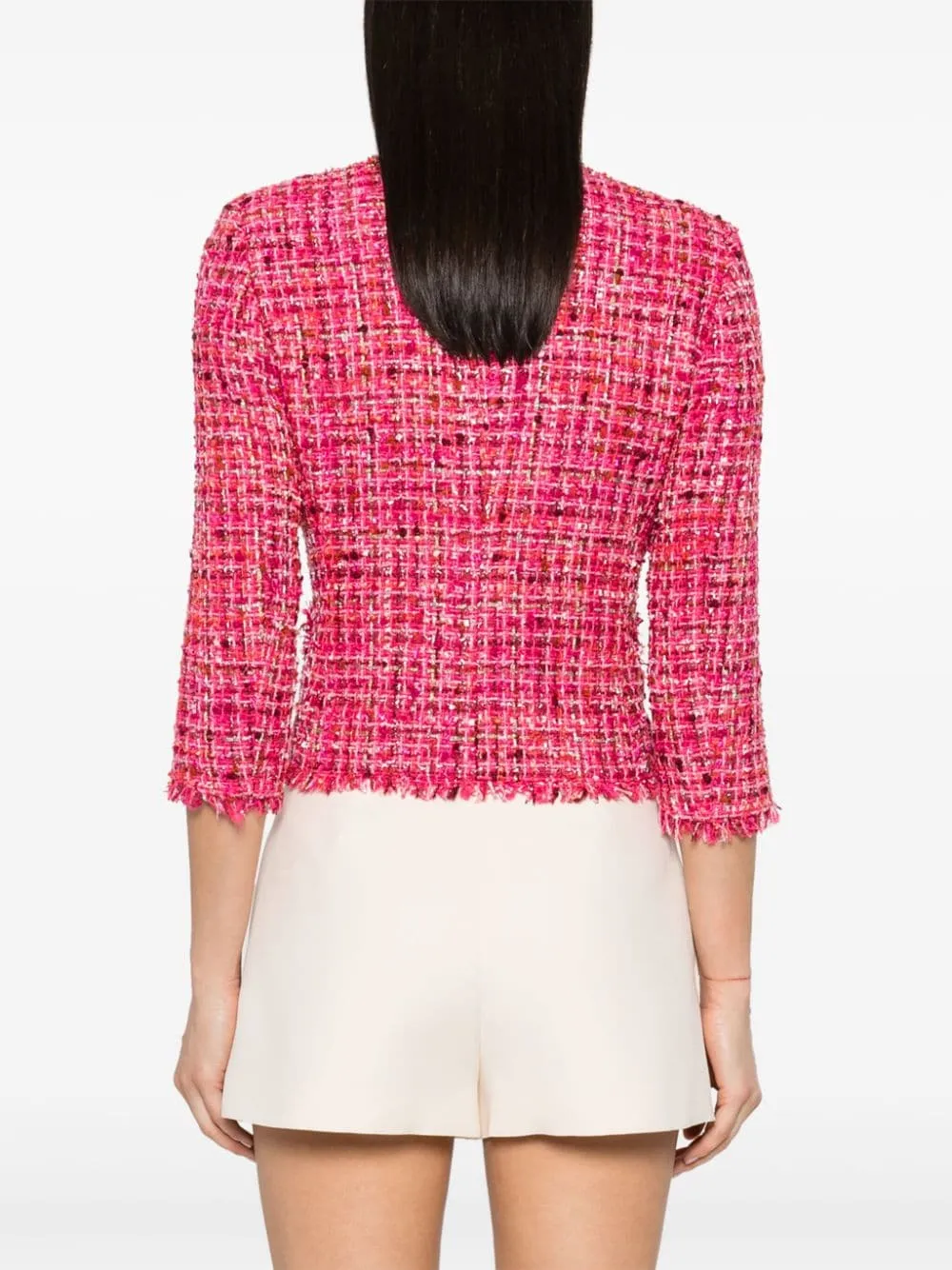 Giacca in tweed dharmain rosa - donna
