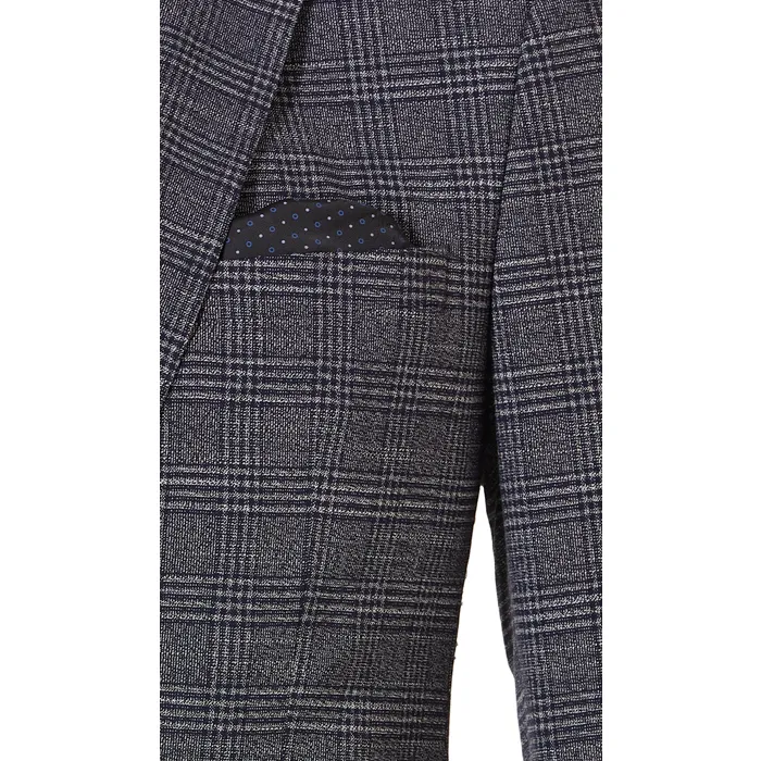 Giacca Weis con elastico a quadri Blu scuro