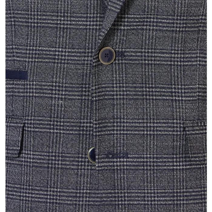 Giacca Weis con elastico a quadri Blu scuro