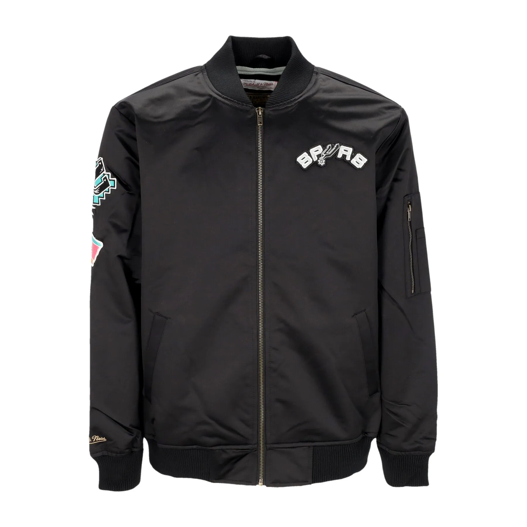 Giubbotto Bomber Uomo Nba Lightweight Satin Bomber Saaspu Original Team Colors