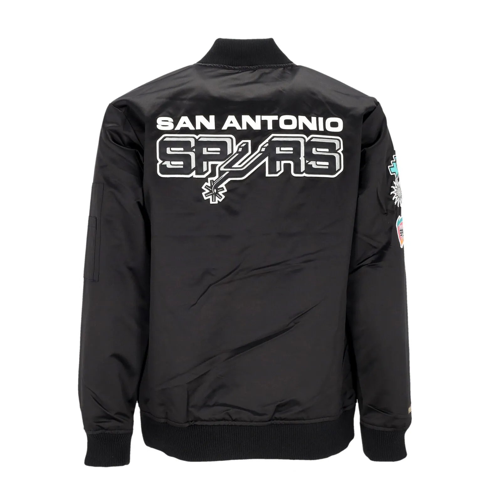 Giubbotto Bomber Uomo Nba Lightweight Satin Bomber Saaspu Original Team Colors