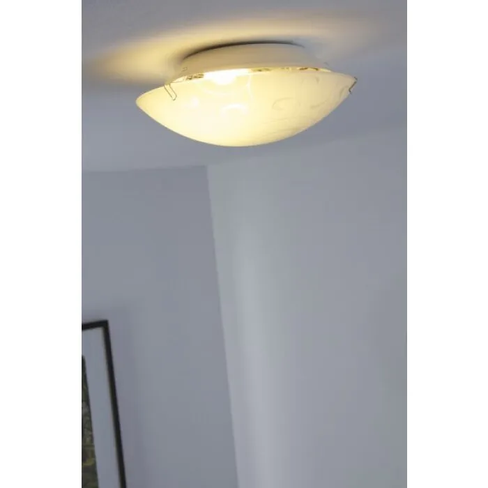 Globo BIKE Plafoniera Bianco, 1-Luce