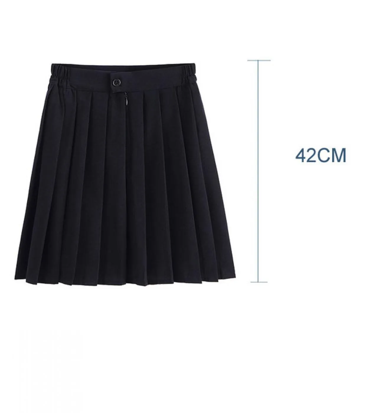 Gonna a pieghe Uniforme scolastica Uniforme scolastica Scuola estiva nera