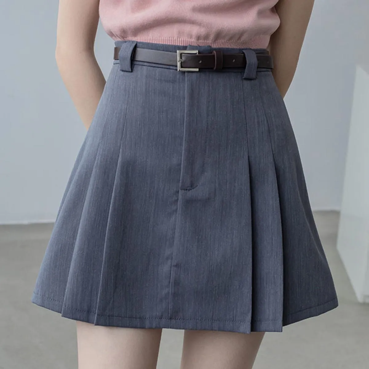 Gonne Donna Ins Mujer Incontri Causal Chic Empire High Street Summer Allmatch Gonna morbida a pieghe semplice con fondo femminil