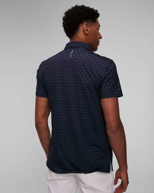 Granatowe polo męskie Ralph Lauren RLX Golf 785936641-410