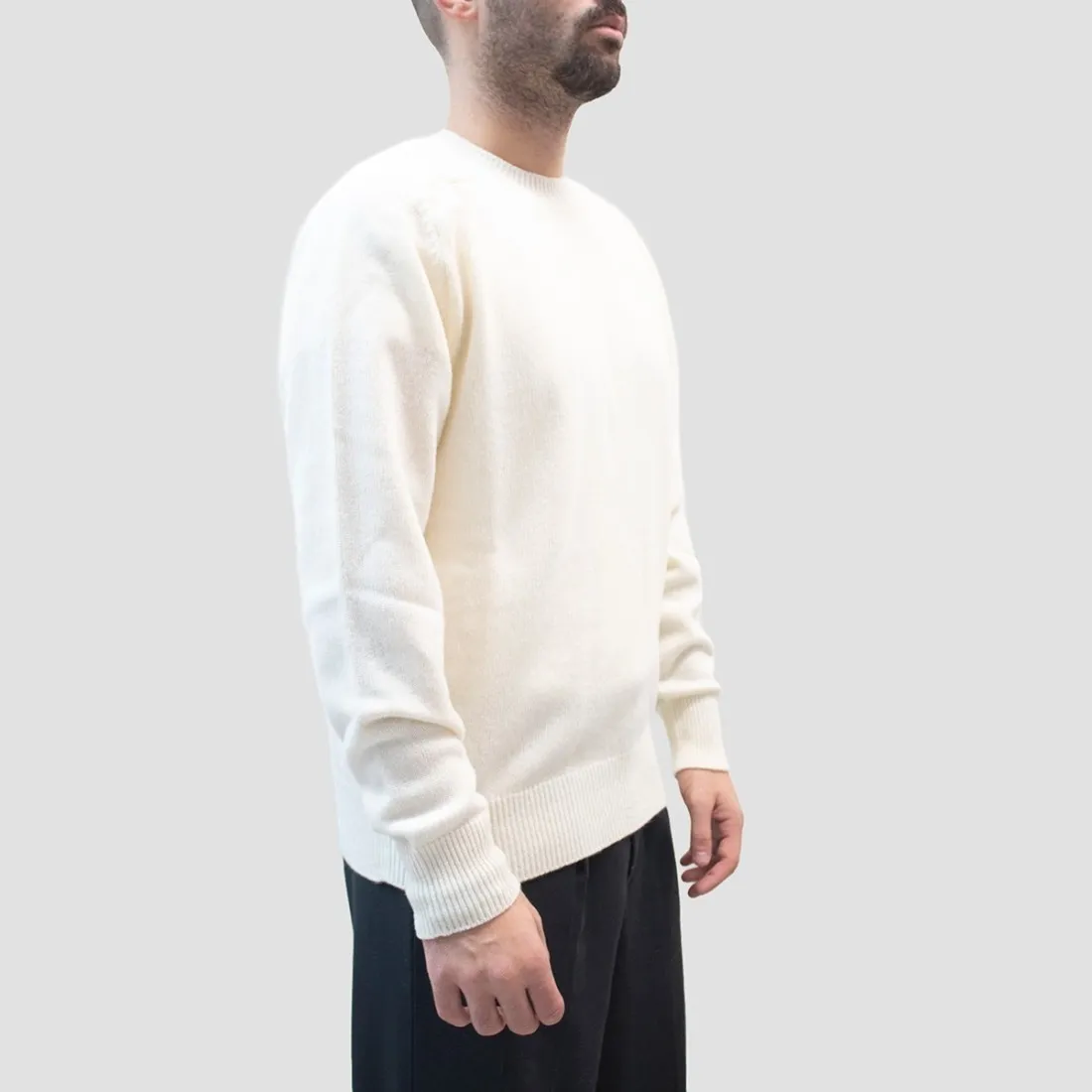 GRIFONI - Maglione girocollo lavorato a maglia