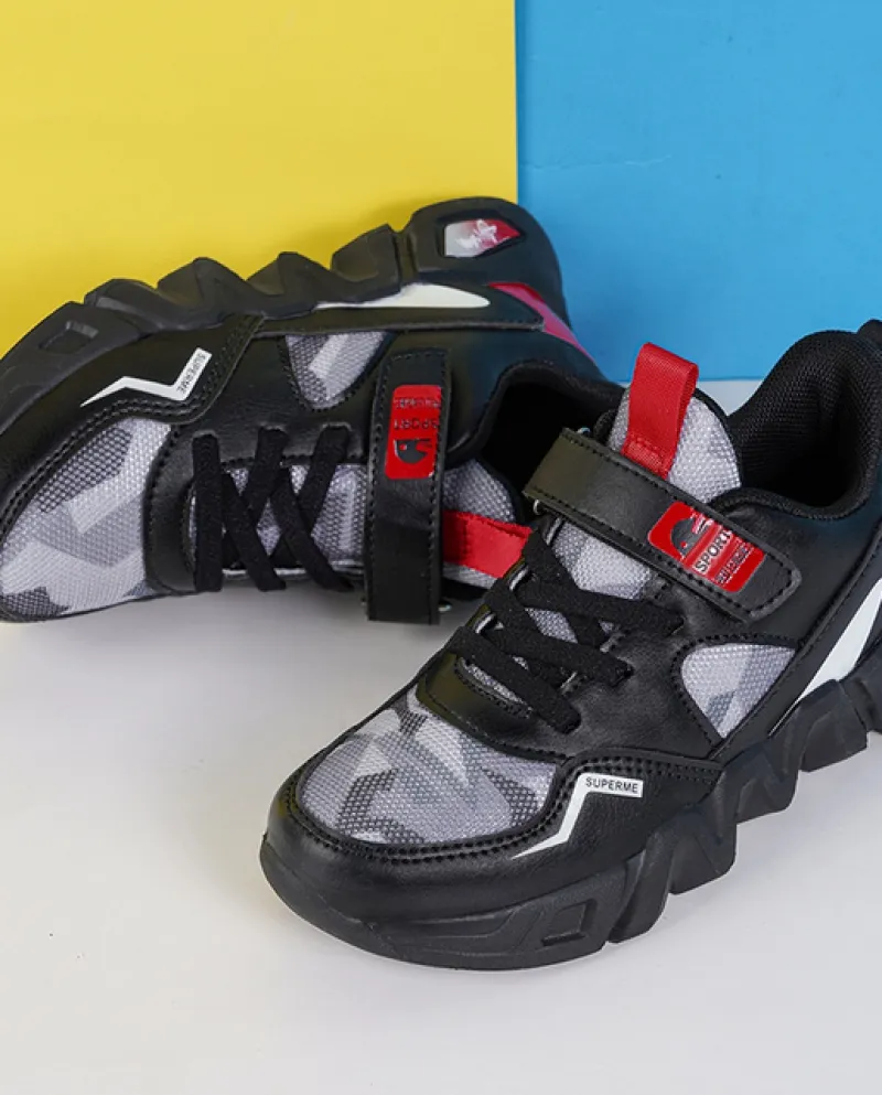 Gthmb Scarpe per ragazzi Sneakers antiscivolo Scarpe per bambini casual Scarpe per bambini anti collisione con suola spessa in p