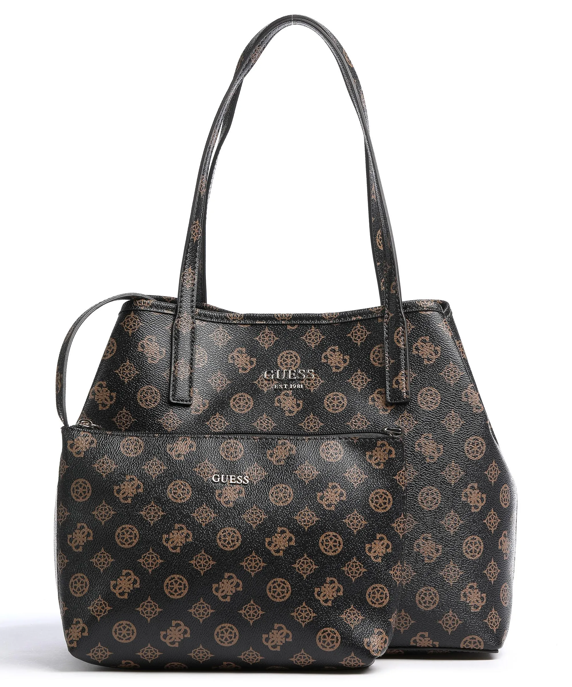  Guess Vikky Borsa shopper pelle sintetica marrone  