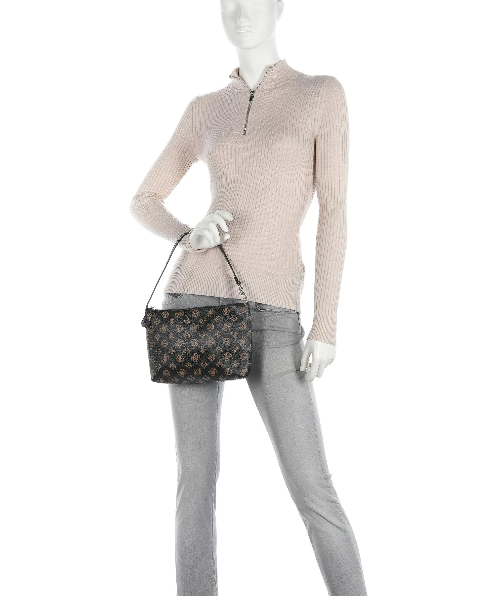  Guess Vikky Borsa shopper pelle sintetica marrone  