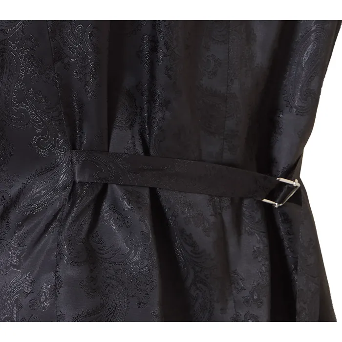 Henk ter Horst Gilet in jacquard con motivo barocco Argento