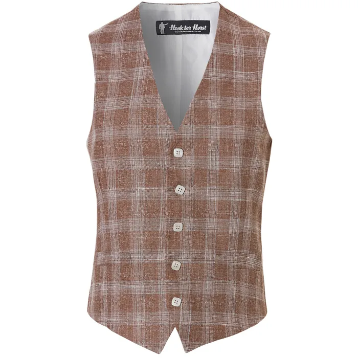 Henk ter Horst gilet in marlano Beige