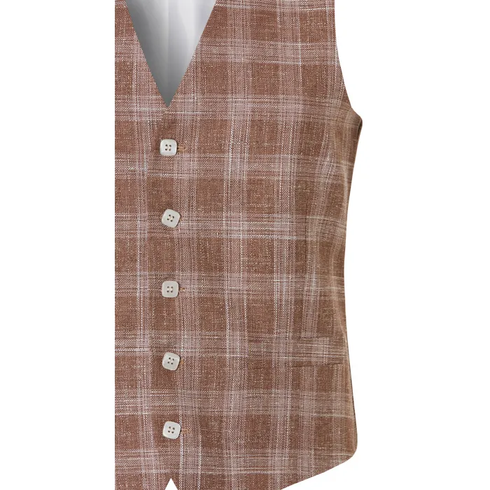Henk ter Horst gilet in marlano Beige