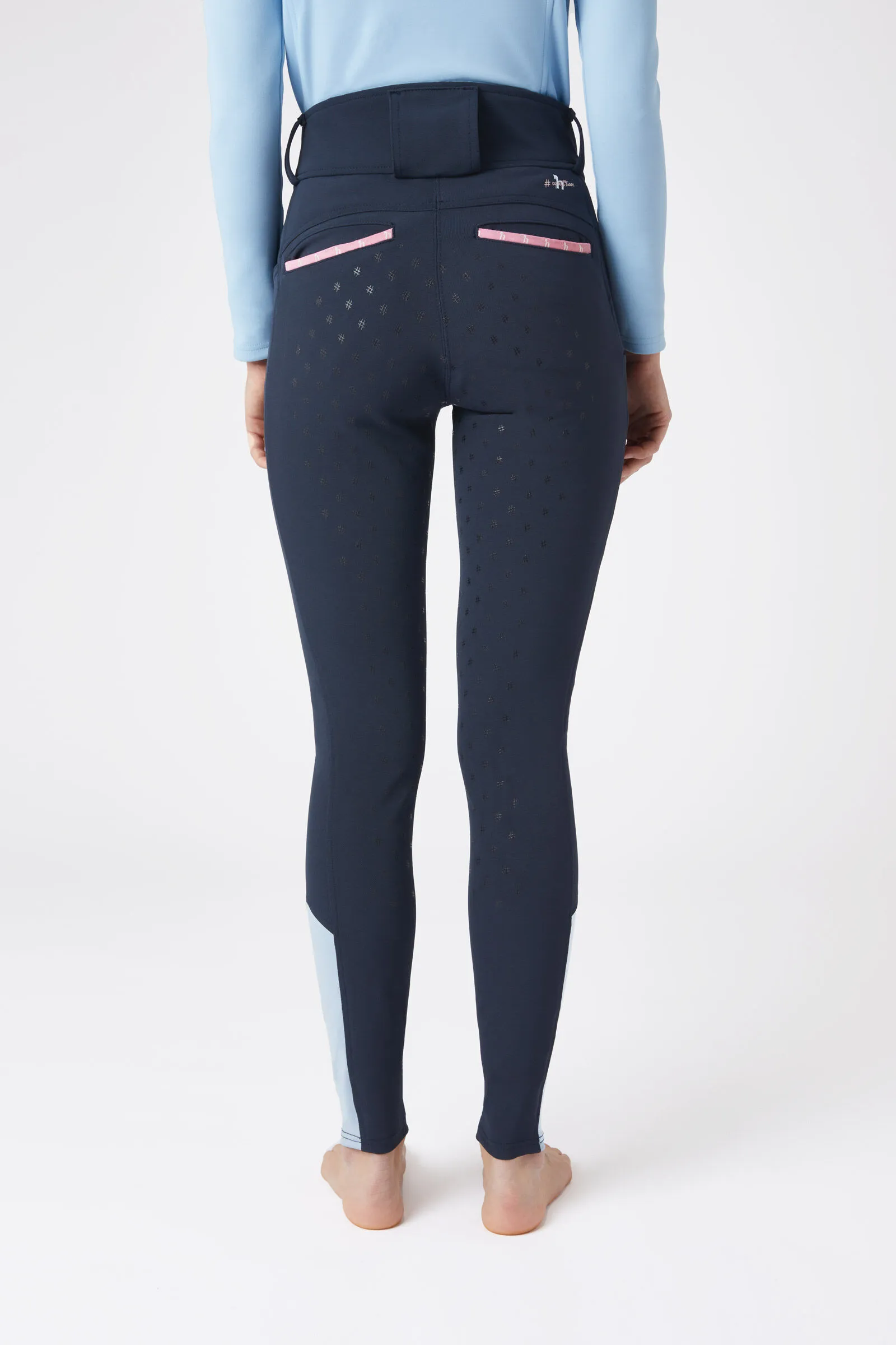 Horze Harlow Young Rider pantaloni da equitazione con seduta intera