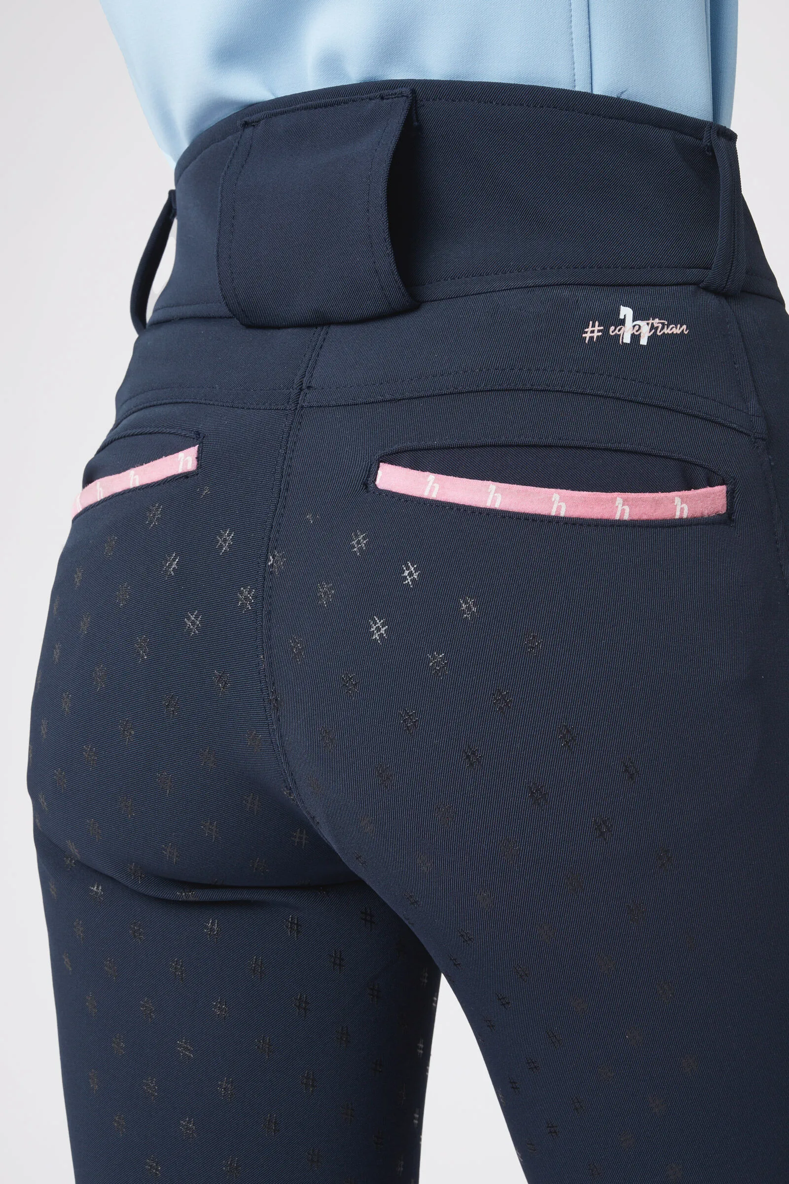 Horze Harlow Young Rider pantaloni da equitazione con seduta intera