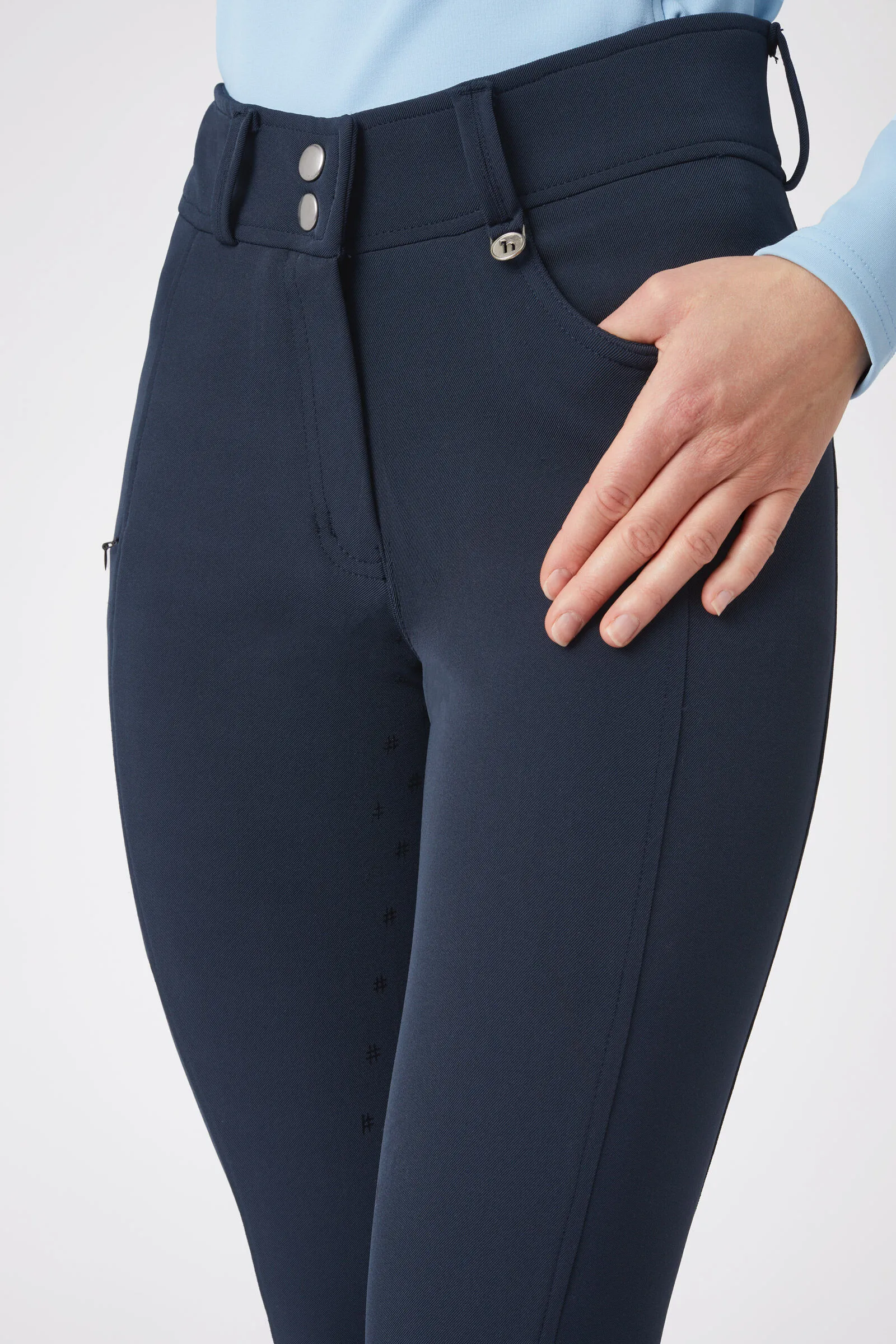Horze Harlow Young Rider pantaloni da equitazione con seduta intera
