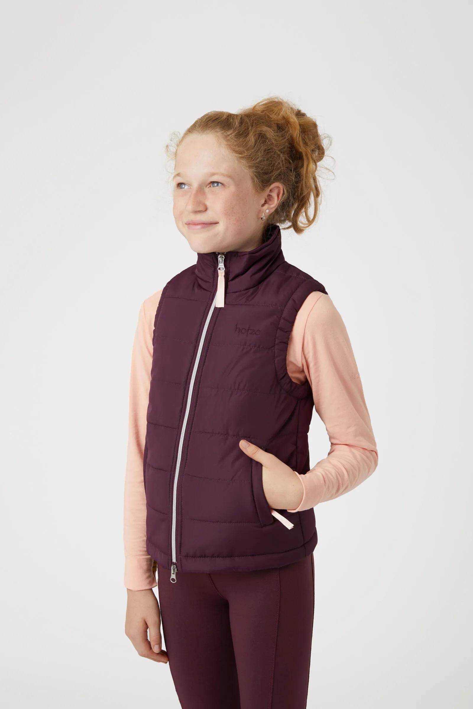 Horze Monster Giacca da equitazione imbottita per bambini