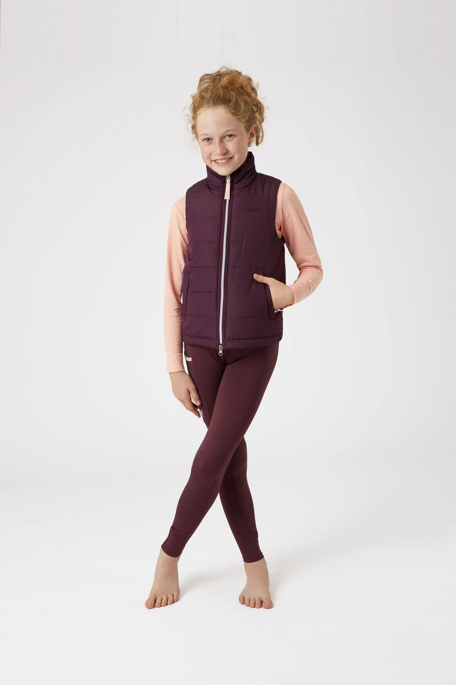 Horze Monster Giacca da equitazione imbottita per bambini