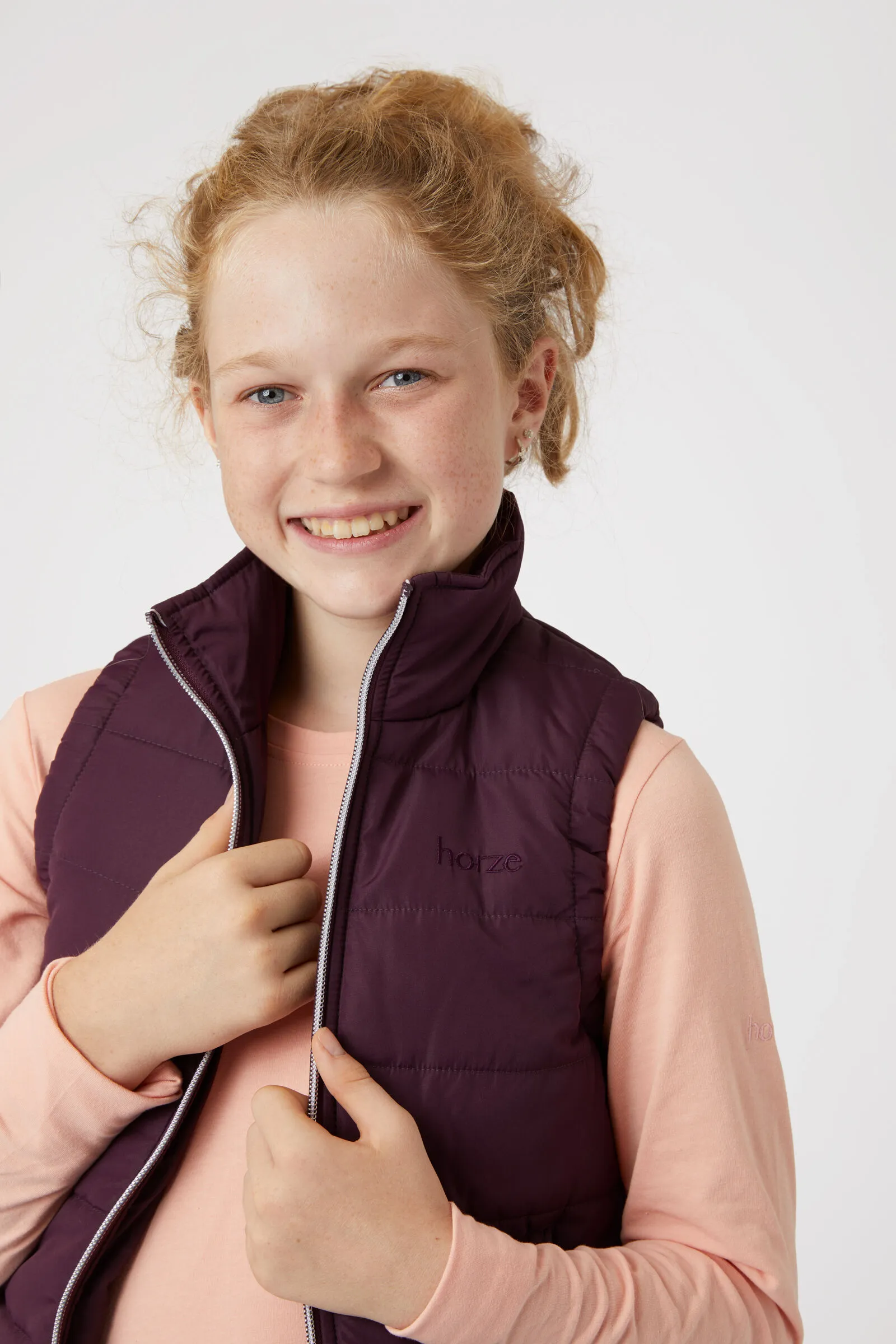 Horze Monster Giacca da equitazione imbottita per bambini