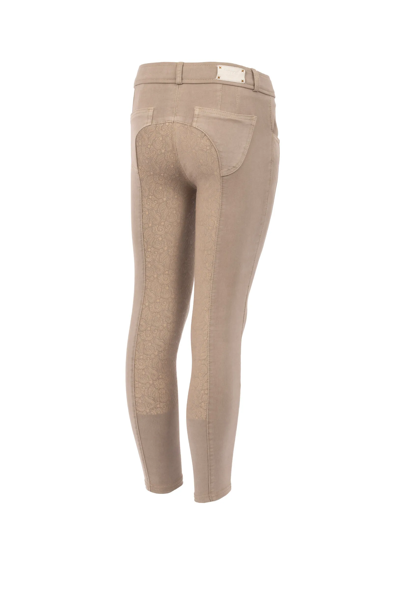 Horze Suki Pantaloni da equitazione con full grip, da bambino