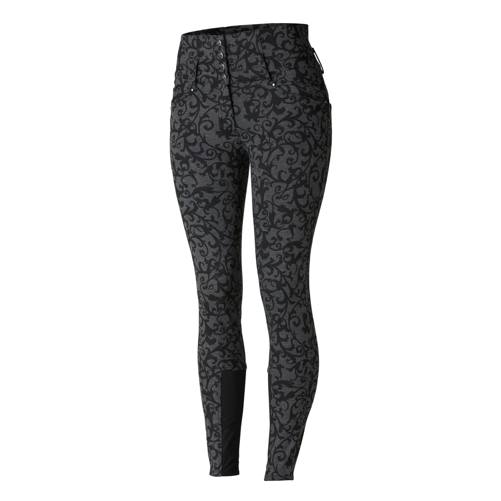 Horze Tara Pantaloni da equitazione a vita alta con full seat in silicone da donna