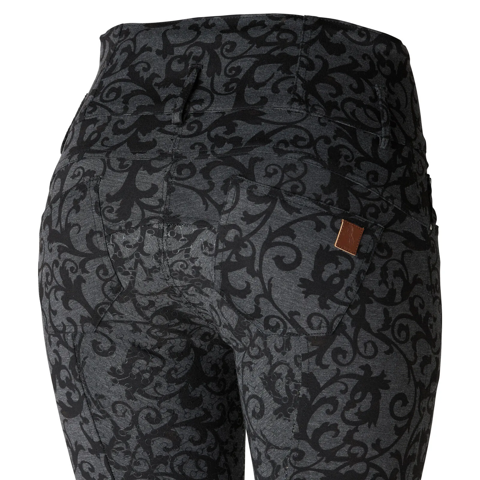 Horze Tara Pantaloni da equitazione a vita alta con full seat in silicone da donna