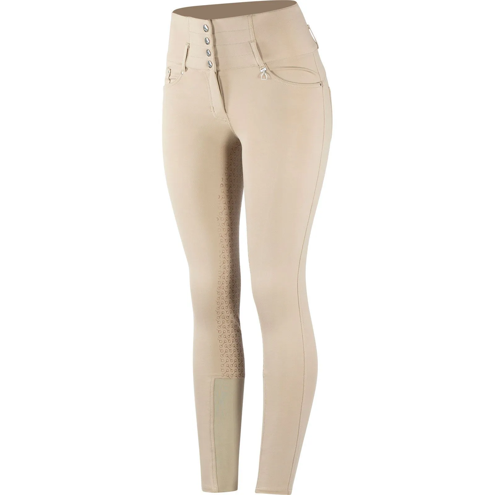 Horze Tara Pantaloni da equitazione a vita alta con full seat in silicone da donna