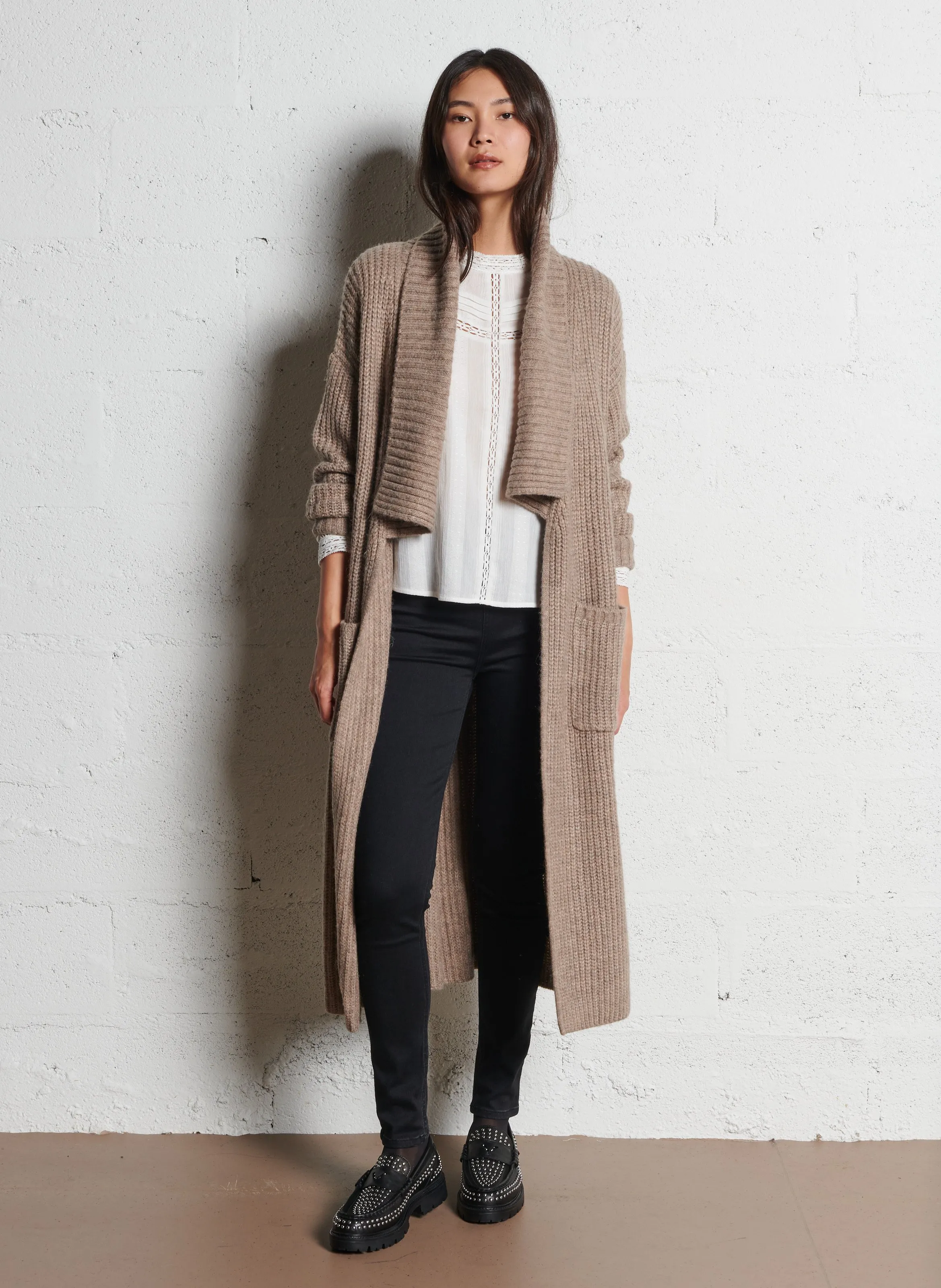  IKKS   Cardigan lungo | Beige