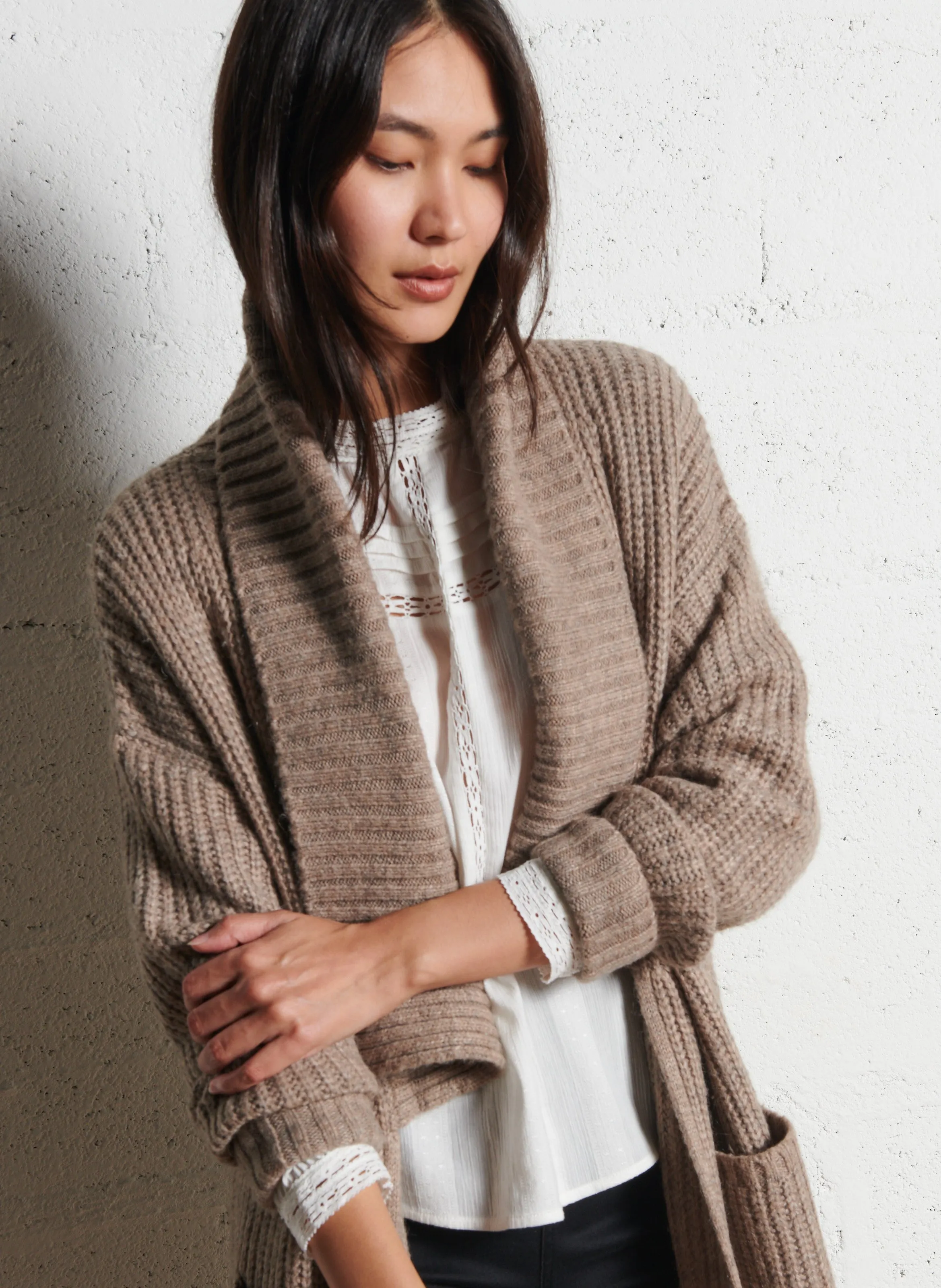  IKKS   Cardigan lungo | Beige